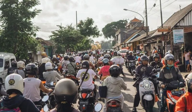 Bali Christmas Traffic